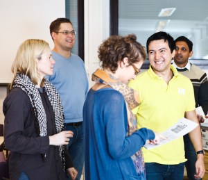 SID students working in groups