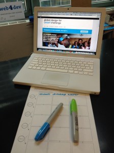 Global Design for UNICEF Challenge encourages students to design solutions that fit the problem context. 5 Why’s is one of the Design Thinking tools included in the competition curriculum. Photo credit: Erika Pursiainen, Innovation Unit, UNICEF NYHQ