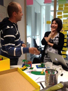 Jane Vita discussing and coaching us