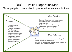 Value Proposition Design for FORGE